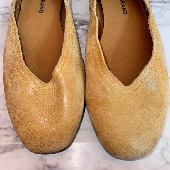 Lucky Brand Women's Tan Leather Upper Alba Flats size US 7M - Picture 4 of 8